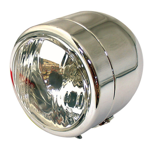 Universal 3.5" Dominator Headlight Lamp - Chrome (Single)