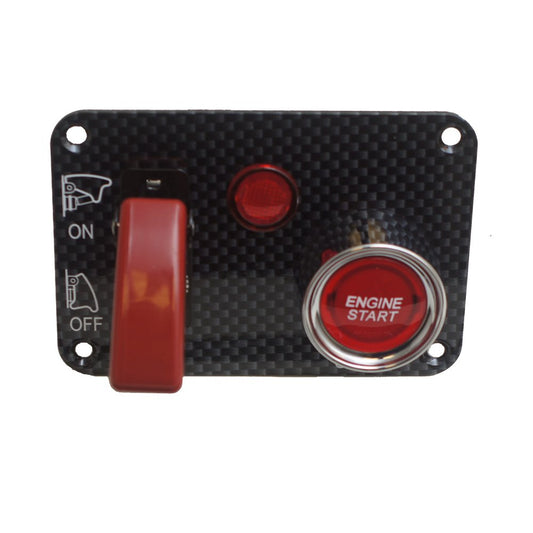 Ignition Switch Panel Flip Switch With LED And Push Button