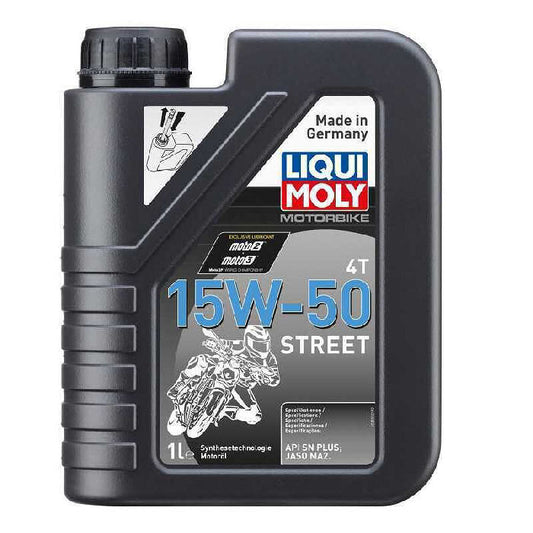 Liqui Moly 4 Stroke Semi Synthetic Street 15W-50 Motorcycle Engine Oil 1L