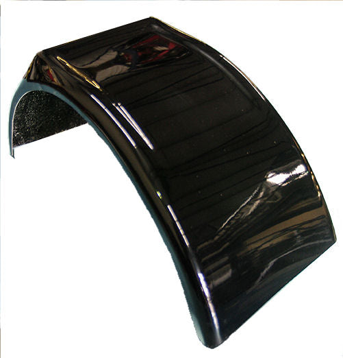 MK Cup 200 Front Cycle Wing GRP CSR 15" - LH - Black (Single)