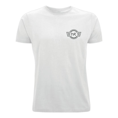 MK Gas Station T-Shirt White (Black Print)
