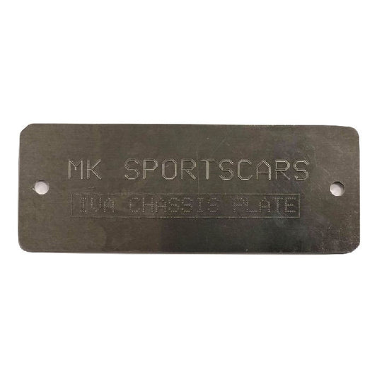 MK Sportscars Aluminium Chassis Plate