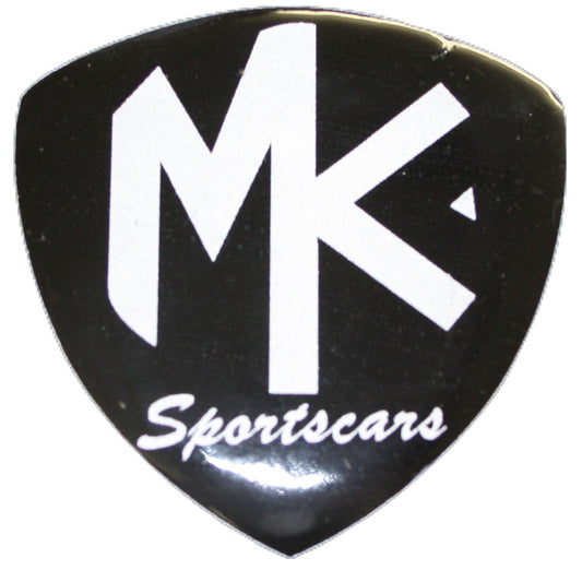 MK Sportscars Domed Self Adhesive Nose Cone Badge
