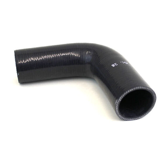 Silicone Hose 25mm Diameter 90 Degree Elbow Bend - Black