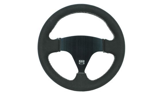 SPA 270mm Black Suede Steering Wheel