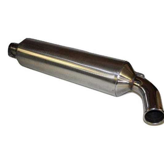Universal 6" Stainless Steel Exhaust 540mm Silencer With Catalytic Converter Inbuilt 2.5"