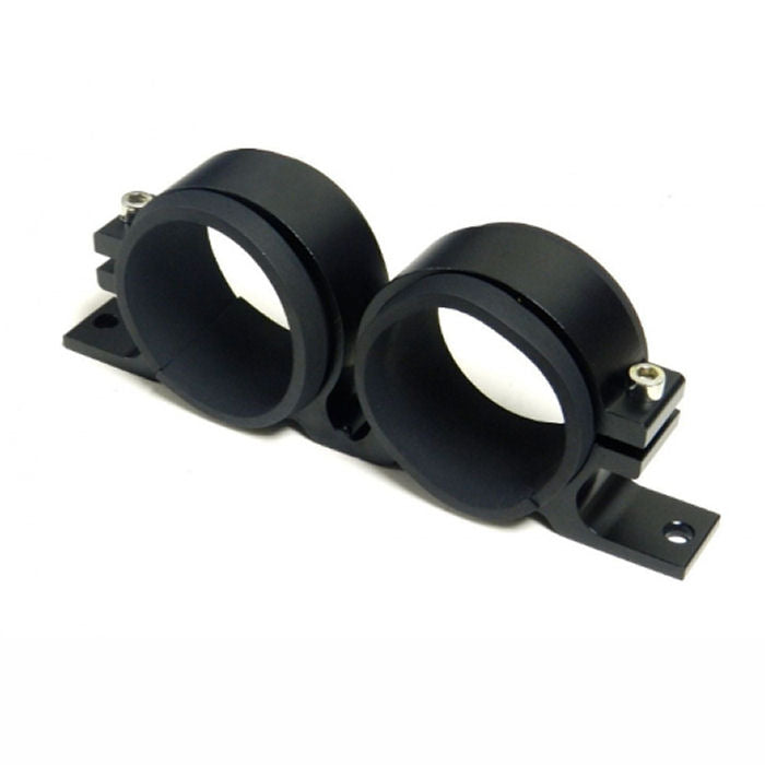 Universal 60mm Double Aluminium Fuel Pump Bracket Twin