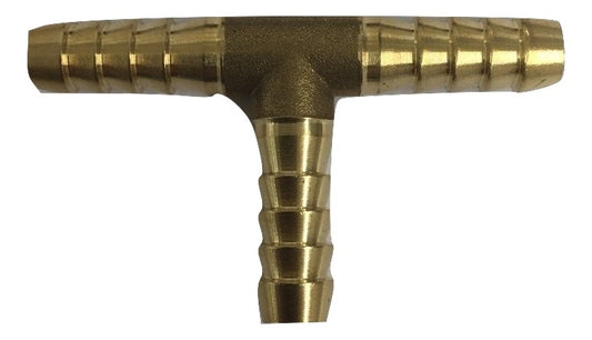Universal Brass T Hose Connector 8mm (5/16)