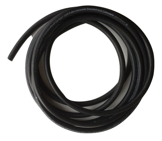 Universal 8mm Rubber Fuel Pipe 1m