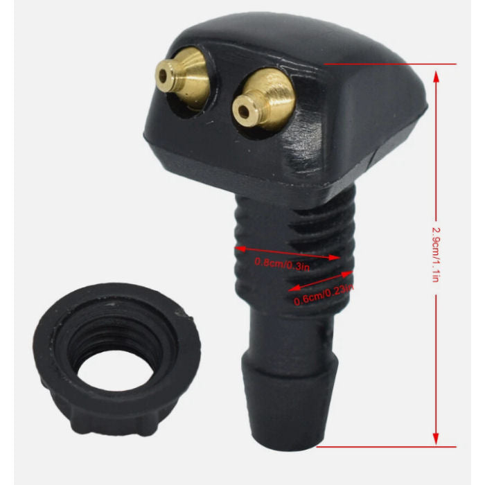 Universal Twin Windscreen Washer Jets