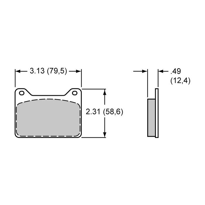 Wilwood Powerlite PolyMatrix High Performance Brake Pads