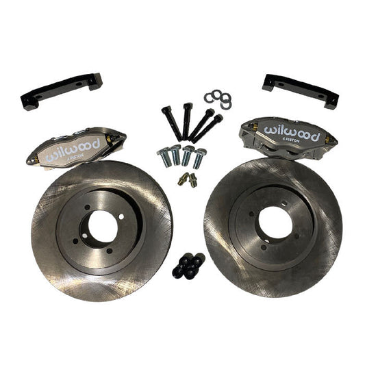 Wilwood Powerlite Front Brake Kit With Fitting Kit For Westfield Cortina Geometry Uprights (Pair)