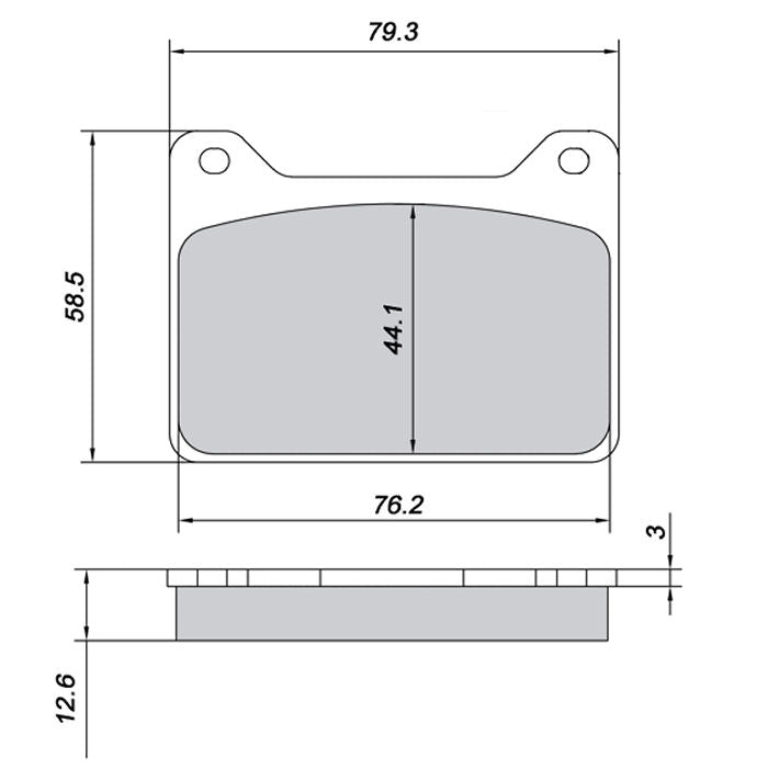 Wilwood Powerlite Trackday Brake Pads