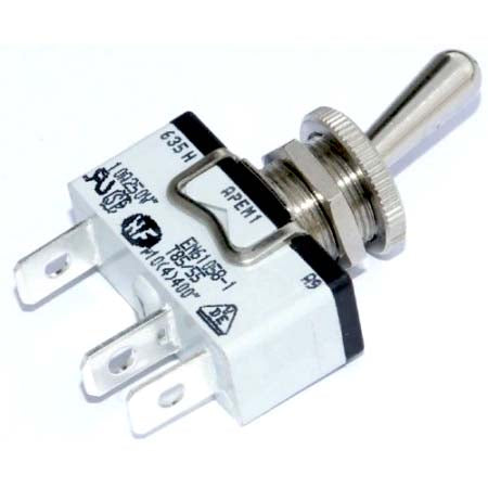 Weatherproof Spring Return Toggle Switch Knurled Ring Toggle Switch Off-On Spring Return Single Pole – MK Sportscars