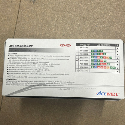 ACEWELL ACE-3962 Digital Dashboard