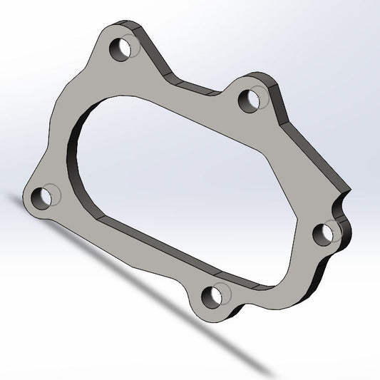 TD04 TD05 Subaru Impreza Turbo Mild Steel Output Exhaust Flange 10mm