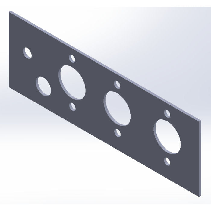 Billet Aluminium Hydraulic Clutch Floor Mounted Bias Pedal Box Firewall Plate