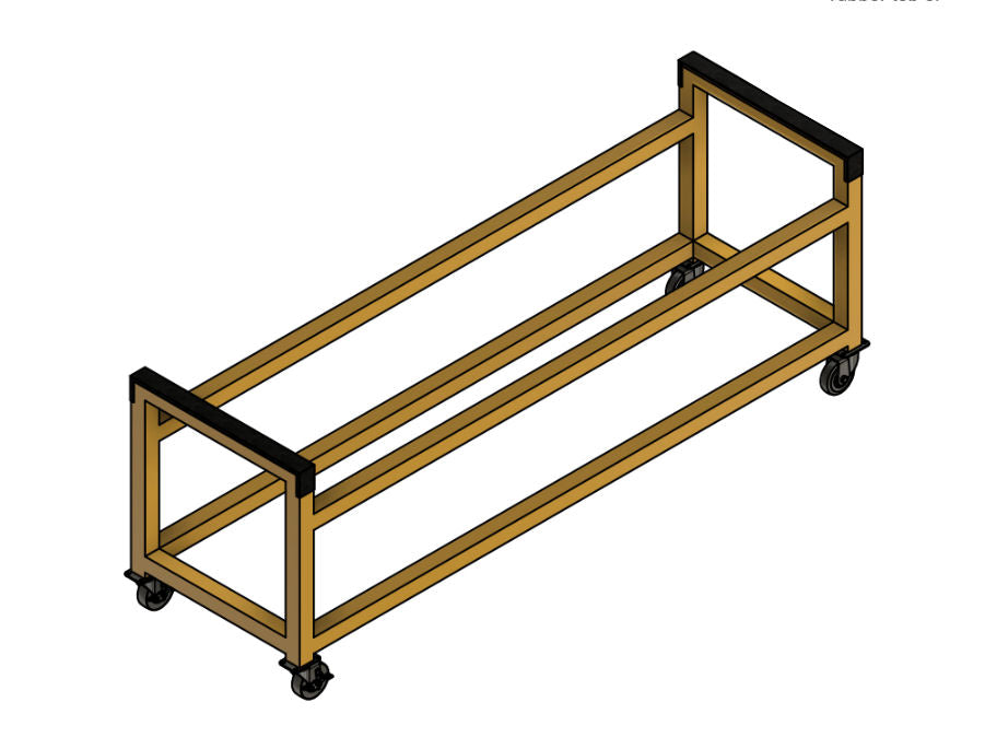 Modern Klassic Build Trolley - Black