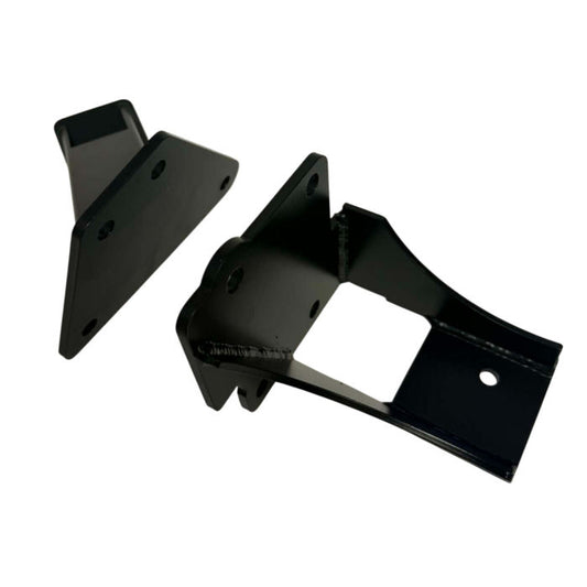 Ford Duratec Engine Mounts Flat Plate Mounting Angle - Black Both (Pair)