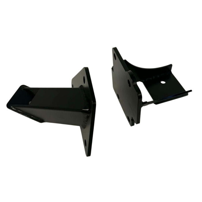 Ford Duratec Engine Mounts Flat Plate Mounting Angle - Black Both (Pair)