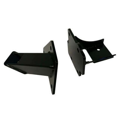 Ford Duratec Engine Mounts Flat Plate Mounting Angle - Black Both (Pair)