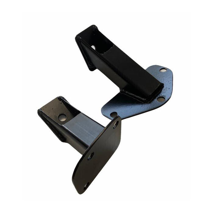 Honda K24 Engine Mounts Flat Plate Mounting Angle - Black