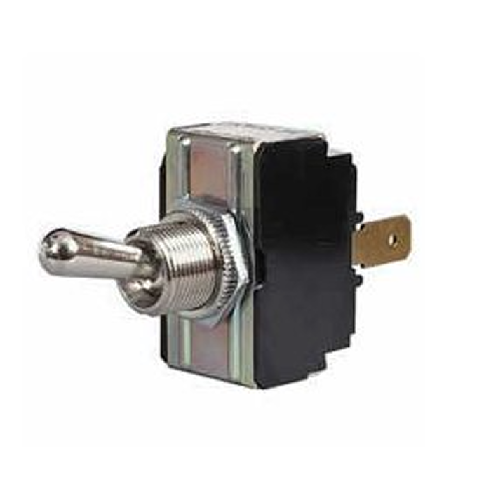 Knurled Ring Toggle Switch Off-On-On 3 Position