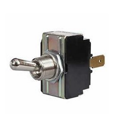 Knurled Ring Toggle Switch Off-On-On 3 Position