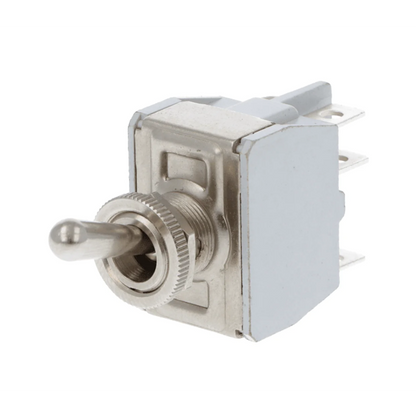 Knurled Ring Toggle Switch Off-On-On 3 Position