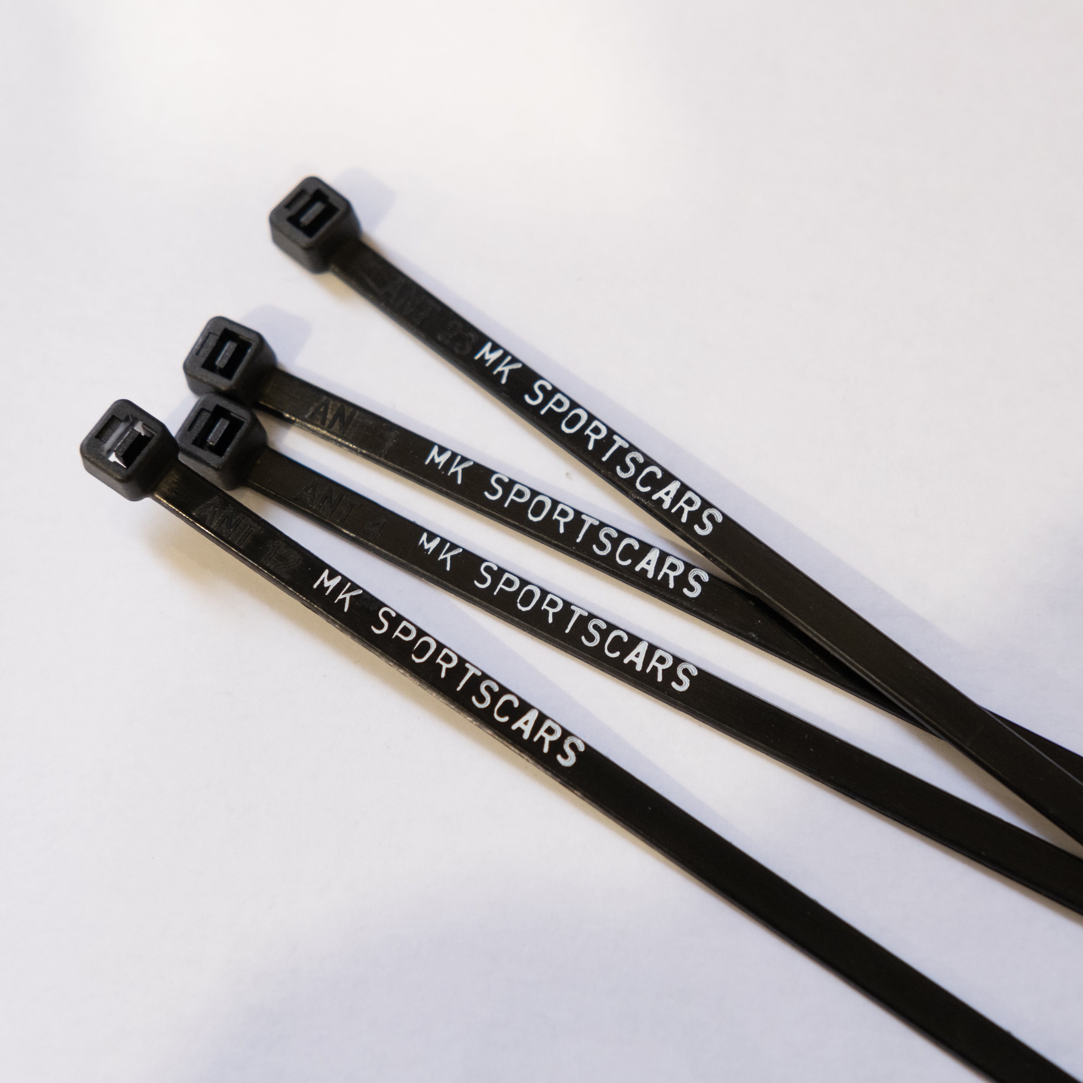 MK Sportscars Cable Tie 300 x 4.8 Black (Pack of 20)
