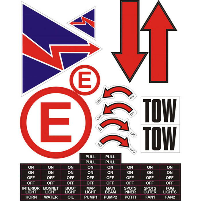 Motorsport Racing Strutineering Sticker Sheet – MK Sportscars