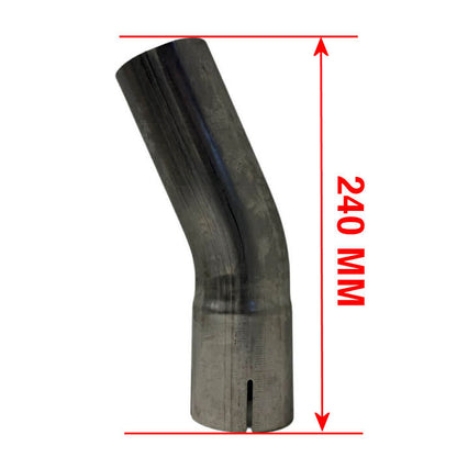 Suzuki Hayabusa 2.5" Stainless Steel Exhaust Link Pipe