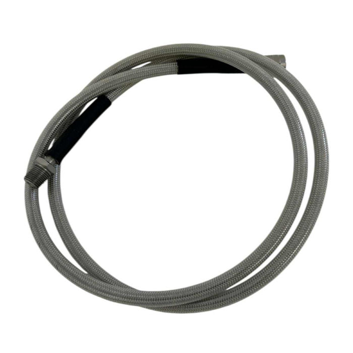 Suzuki Hayabusa Remote Oil Pressure Braided Hose M10 x 1 Female to 1/8 NPT Male
