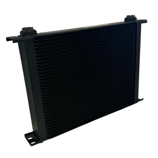 Universal 34 Row 310mm Matrix Black Aluminium Oil Cooler