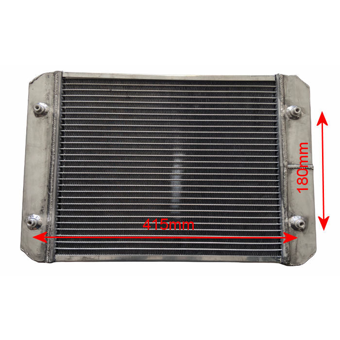 Uad Radiators Universal Aluminium Radiator 70mm Core 25mm Outlet TRBL - Black – MK ...