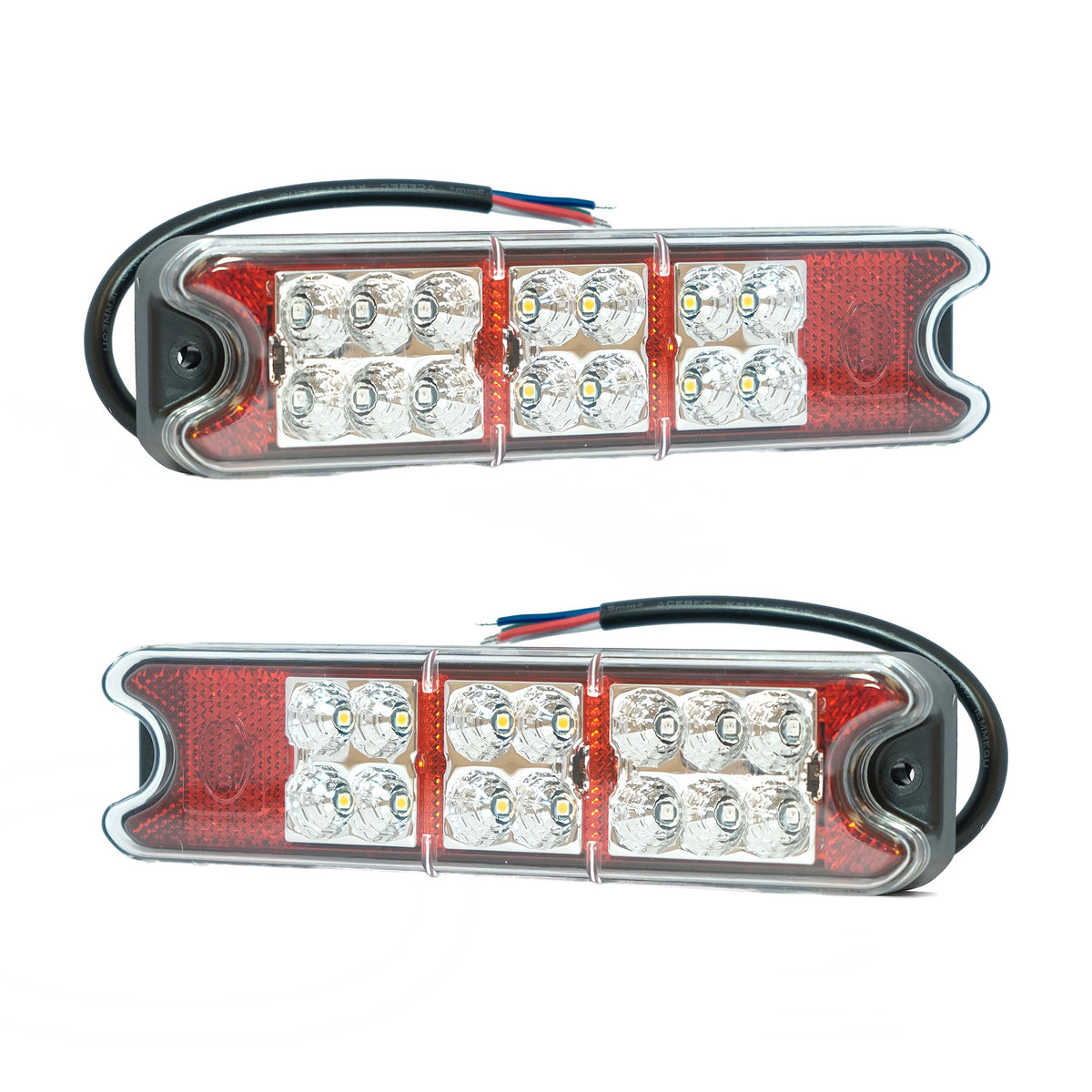 Universal LED All In One Rear Light Unit + Reverse With Built In Refle ...