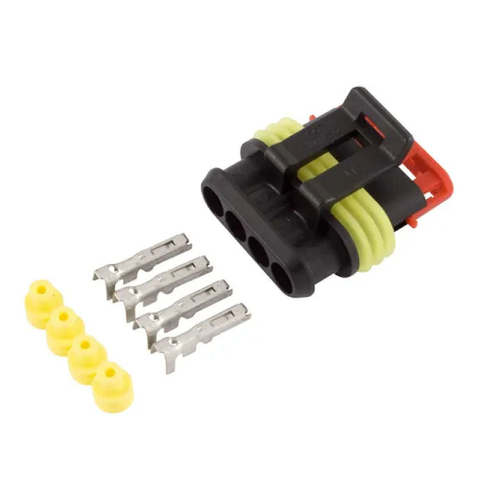 Superseal 4w Electrical Connector 1.50mm Female Blade Housing Full Kit