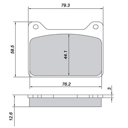 Wilwood Powerlite Trackday Brake Pads