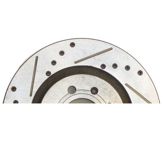 MK Cup 400 Cross Drilled and Grooved Vented Front Brake Disc 265mm (Each)